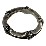 Chrome Hearts Plus & Bone Silver Ring Silver