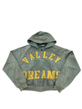 Vale Forever Bank Zip Up Hoodie Dark Mint