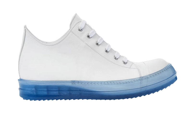 Rick Owens Sneaker Low "White/Translucent Blue"