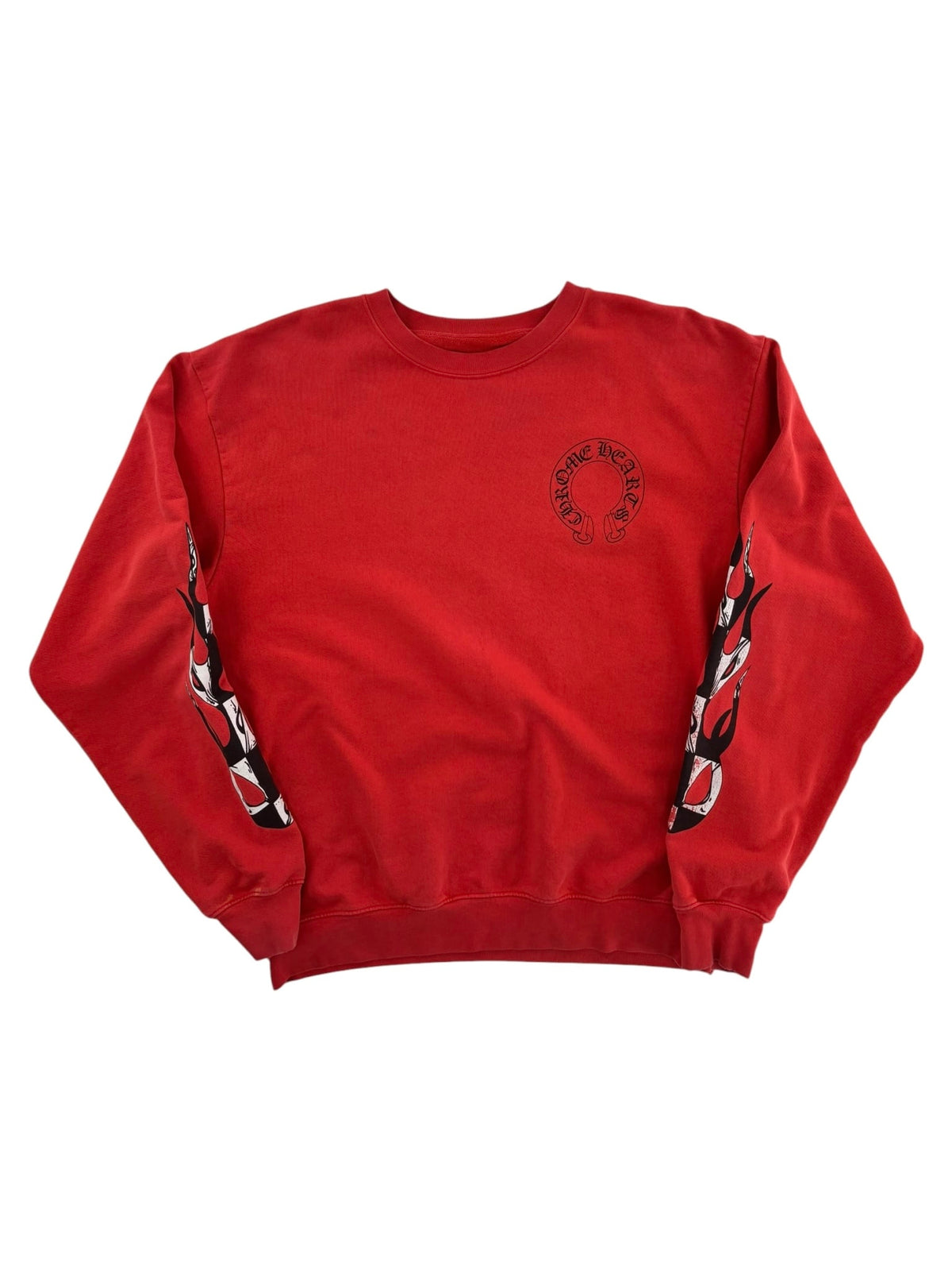 Chrome Hearts Matty Boy Chomper Crewneck Sweatshirt Red