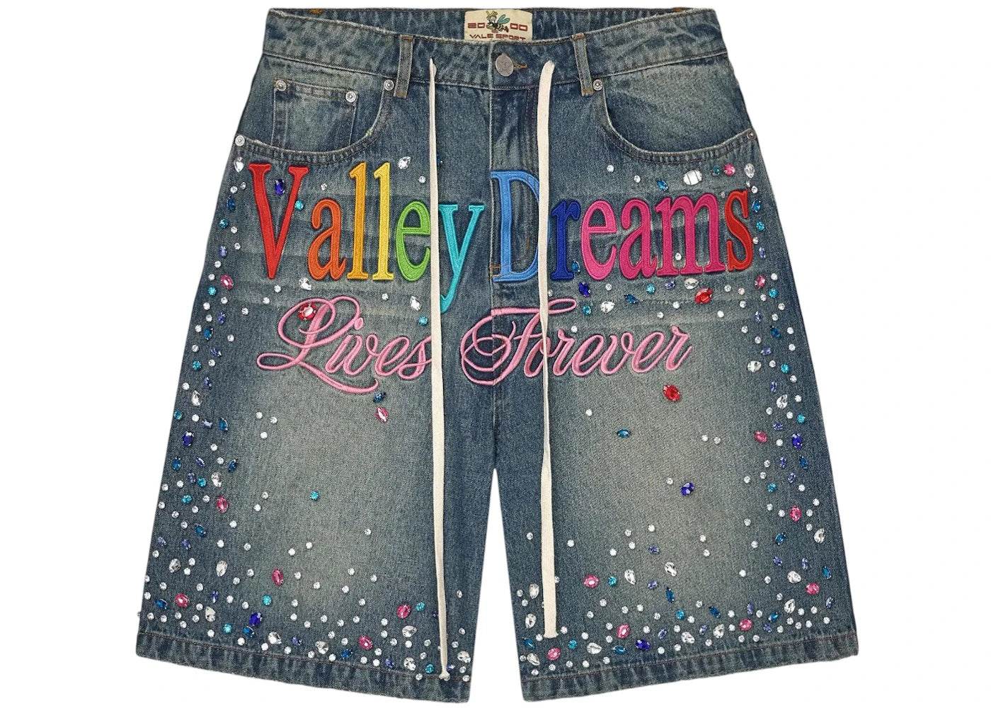 Vale Forever Ice Cream Jorts Light Rinse