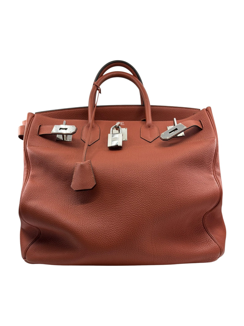 Hermes Cuivre Togo HAC Haut a Courroies 40 Handbag