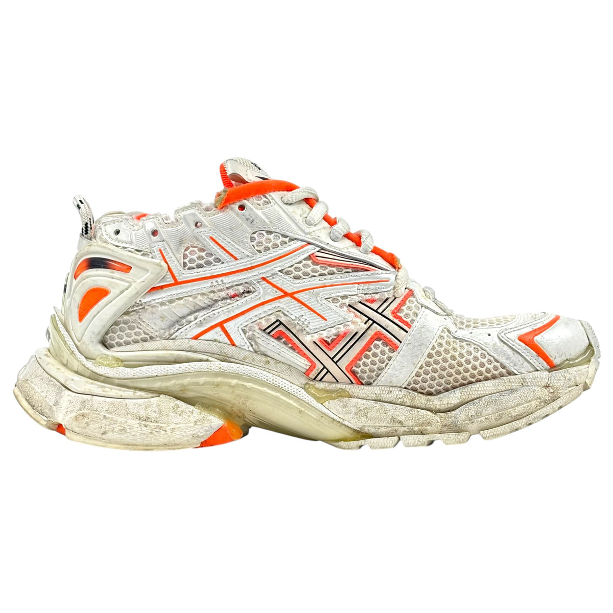 Balenciaga Runner Sneaker Orange & White