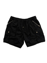 Amiri Nylon Cargo Drawstring Shorts Black