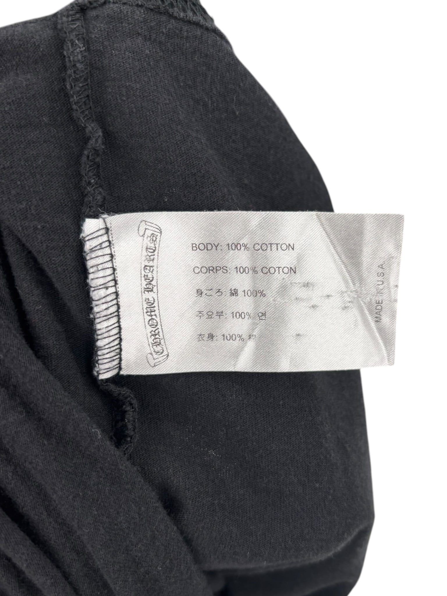 Chrome Hearts CH Plus Longsleeve Tee Black