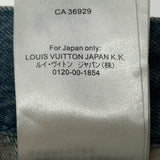 Louis Vuitton Denim Carpenter Shorts Blue