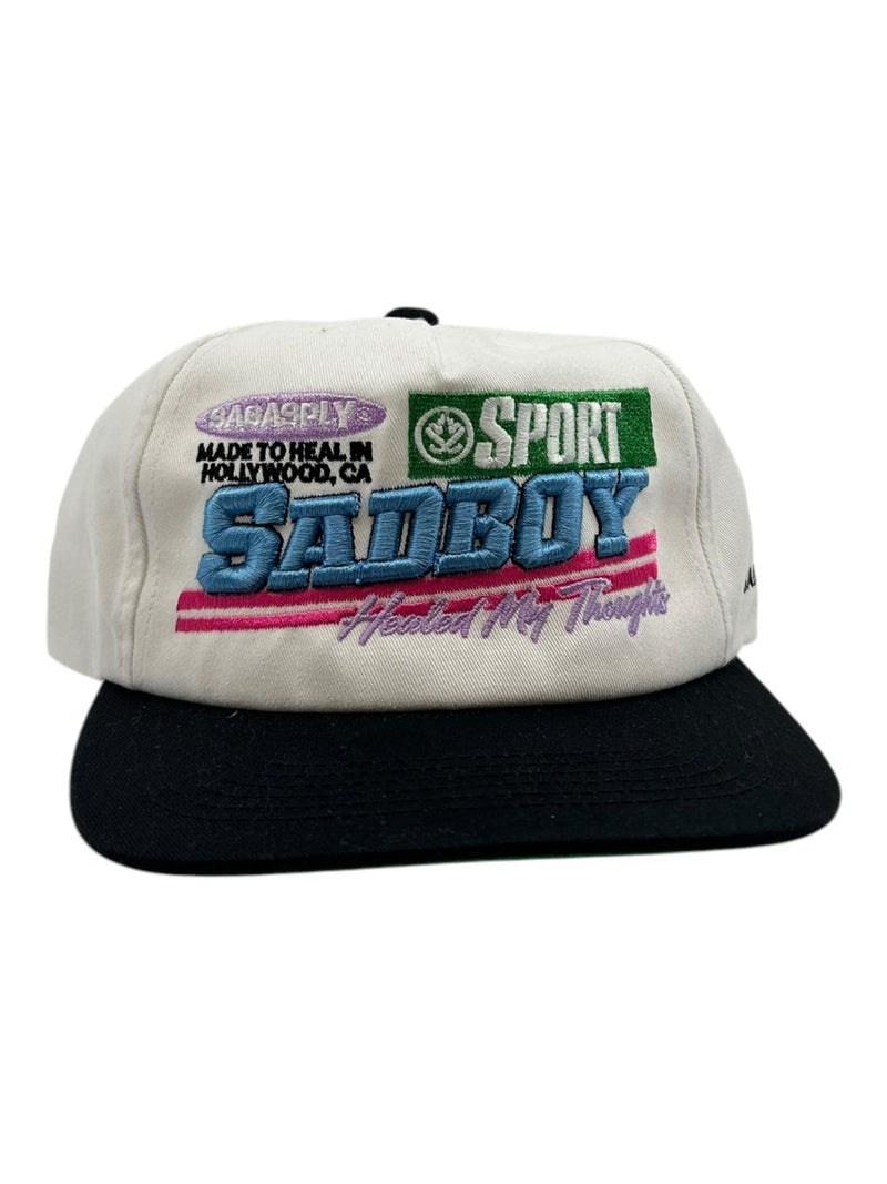 Sadboy Saga Trucker Hat White