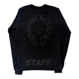 Chrome Hearts Staff Longsleeve Shirt Black