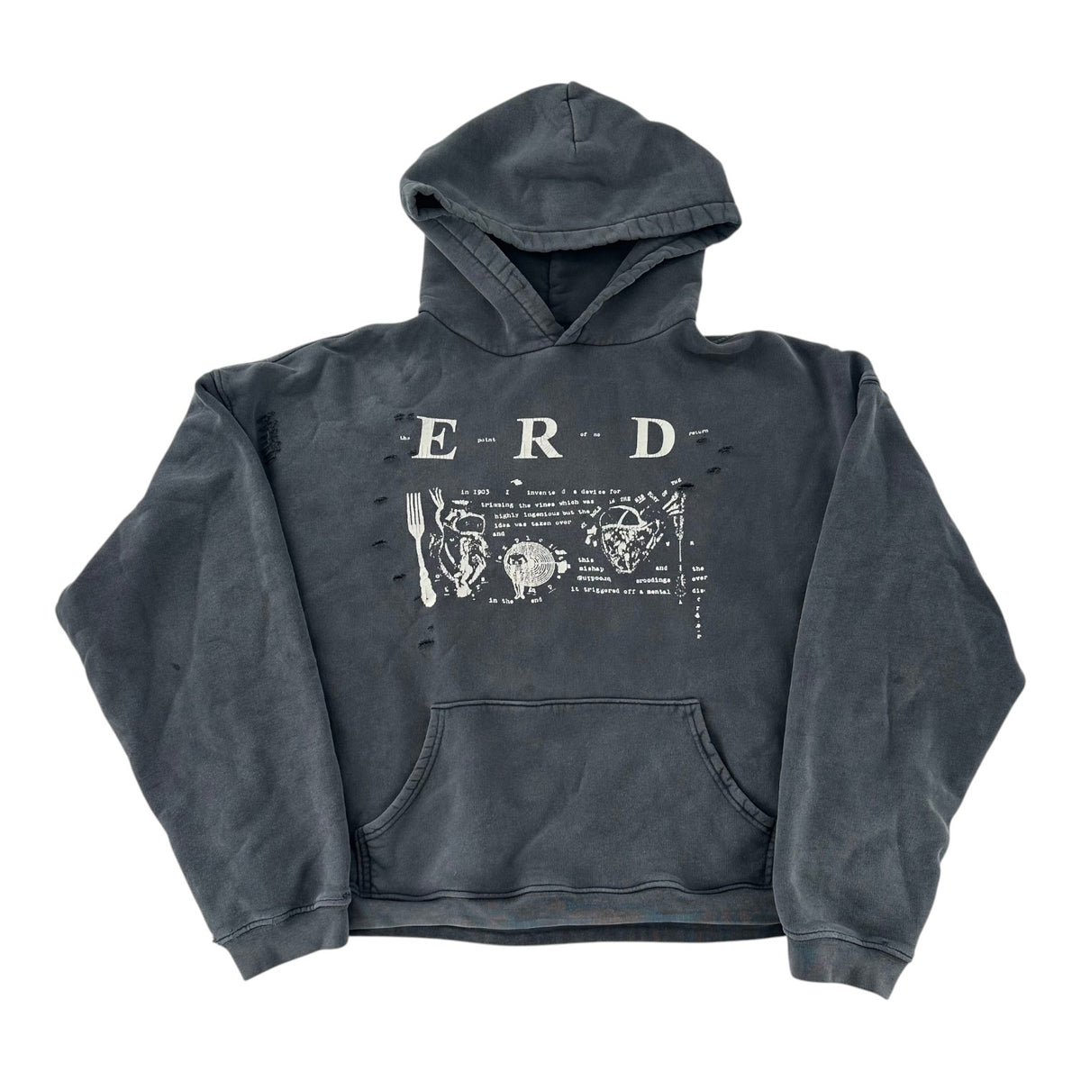 ERD My Role In The War Hoodie Black