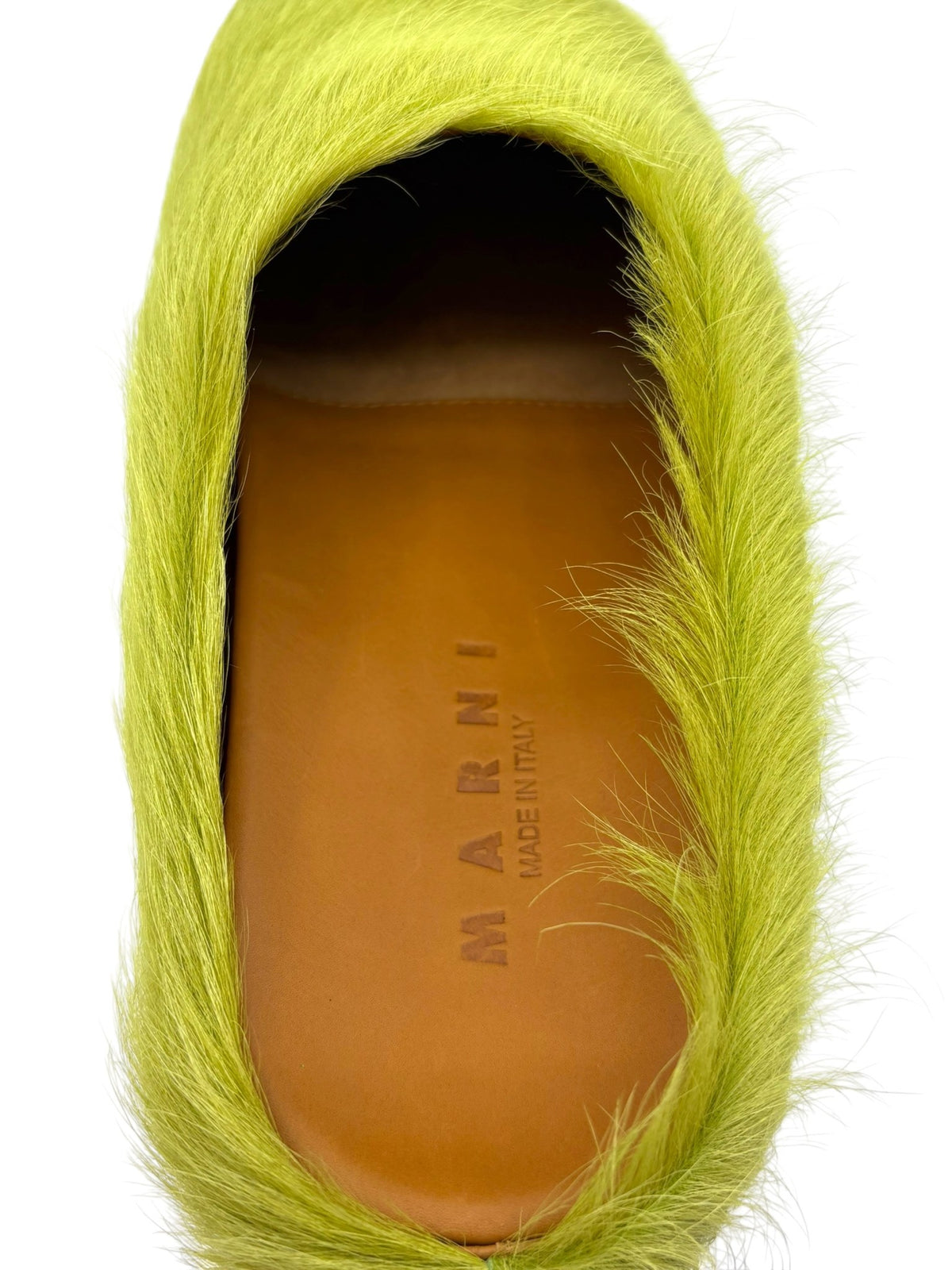 Marni Fussbett Mules Green