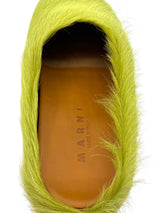 Marni Fussbett Mules Green