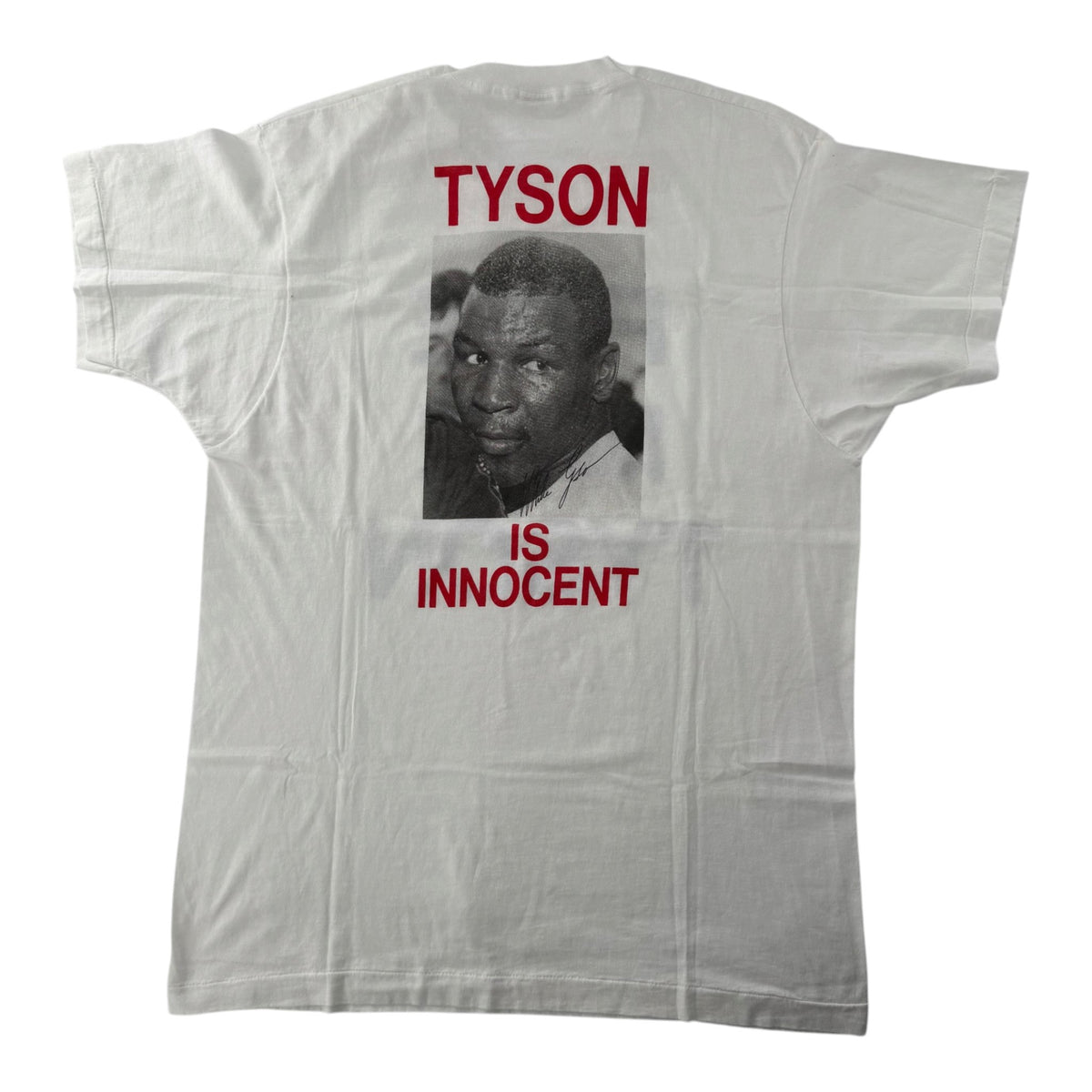Vintage Free Mike Tyson Tee White