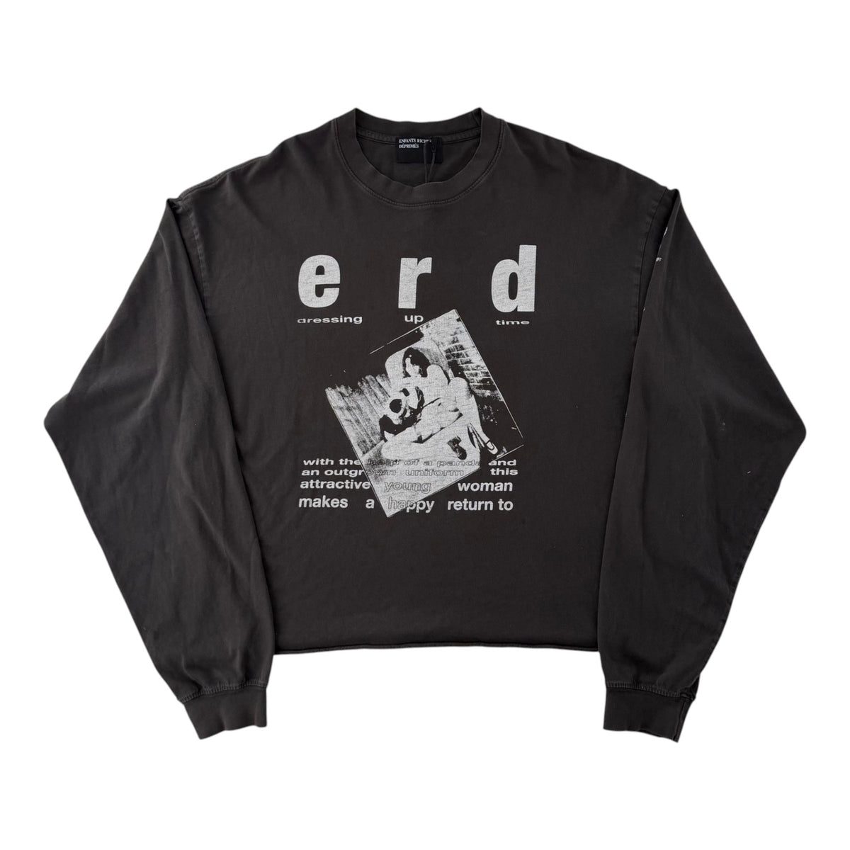 ERD School Days Long Sleeve Shirt Black