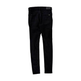 Amiri Mx1 Paisley Ribbed Denim Black