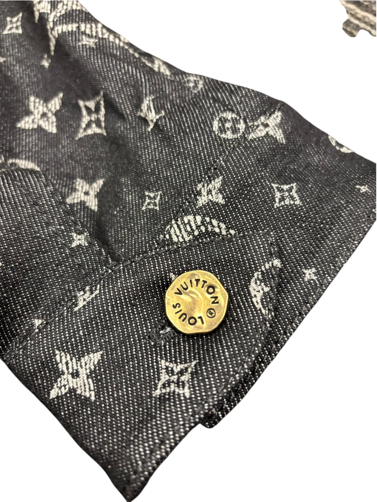 Louis Vuitton Monogram Jacquard Denim Jacket Black