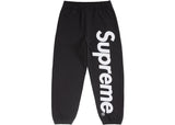 Supreme Satin Applique Sweatpant Black