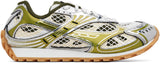 Bottega Veneta Orbit Green Silver