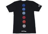Chrome Hearts Multi Color Horseshoe Tee Black
