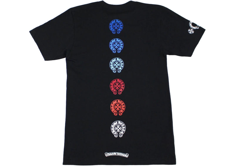 Chrome Hearts Multi Color Horseshoe Tee Black