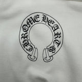 Chrome Hearts Floral Cross Zip Hoodie White