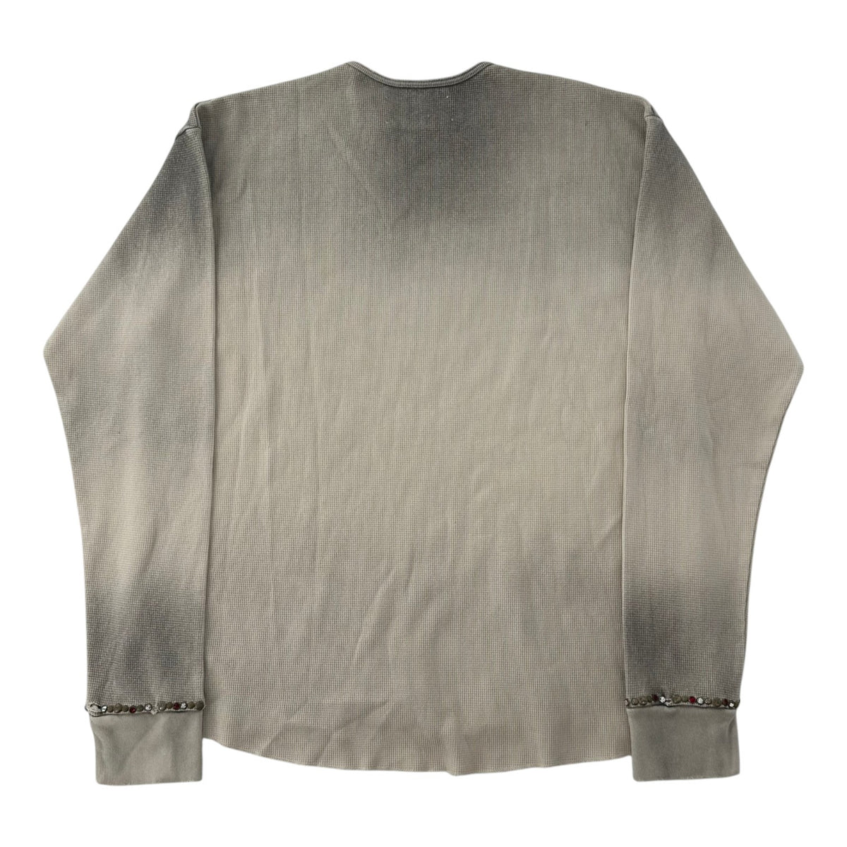 Satoshi Nakamoto Logo Studded Thermal Dirty White