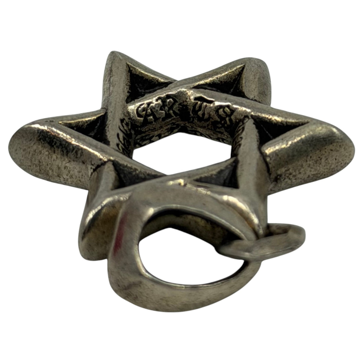 Chrome Hearts Star Of David Pendant Silver
