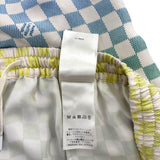 Louis Vuitton Damier Gradient Printed Silk Shorts Multicolor