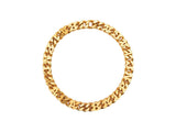 Balenciaga Logo Lettering Choker Necklace Gold