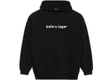 Balenciaga Mens New Copyright Medium Fit Hoodie Black