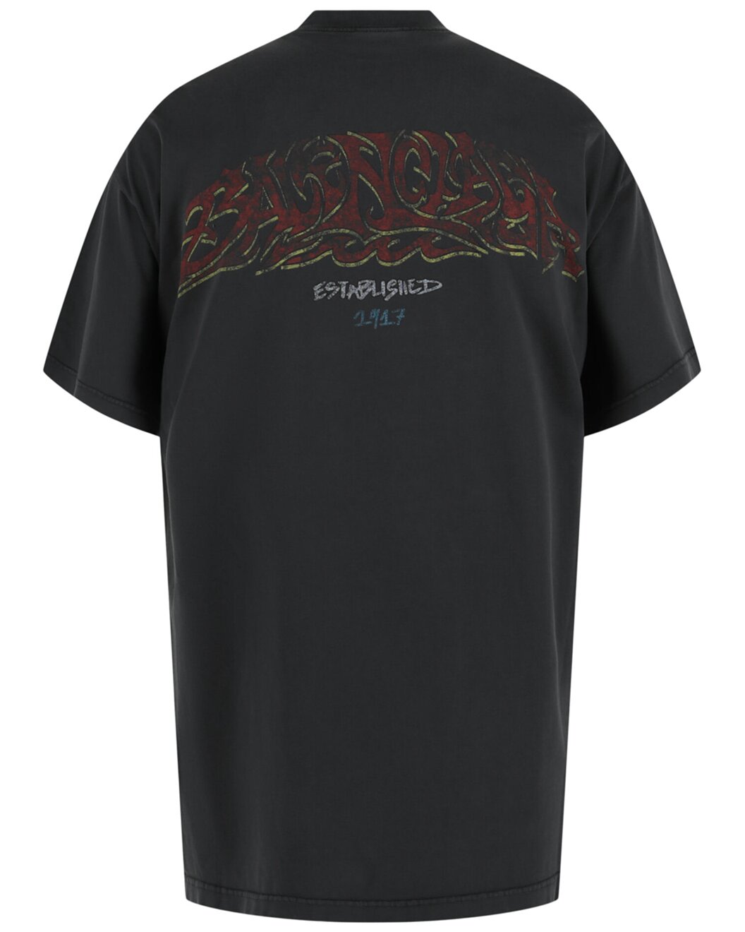 Balenciaga Off Shore Shirt Faded Black Red