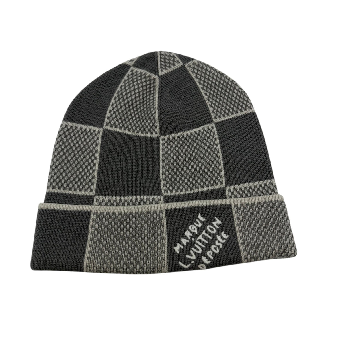 Louis Vuitton Damier Heritage Beanie Grey