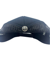 Chrome Hearts F*CK Letter Patch Trucker Cap Black/White