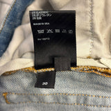 Amiri Mx2 Plaid Biker Jeans