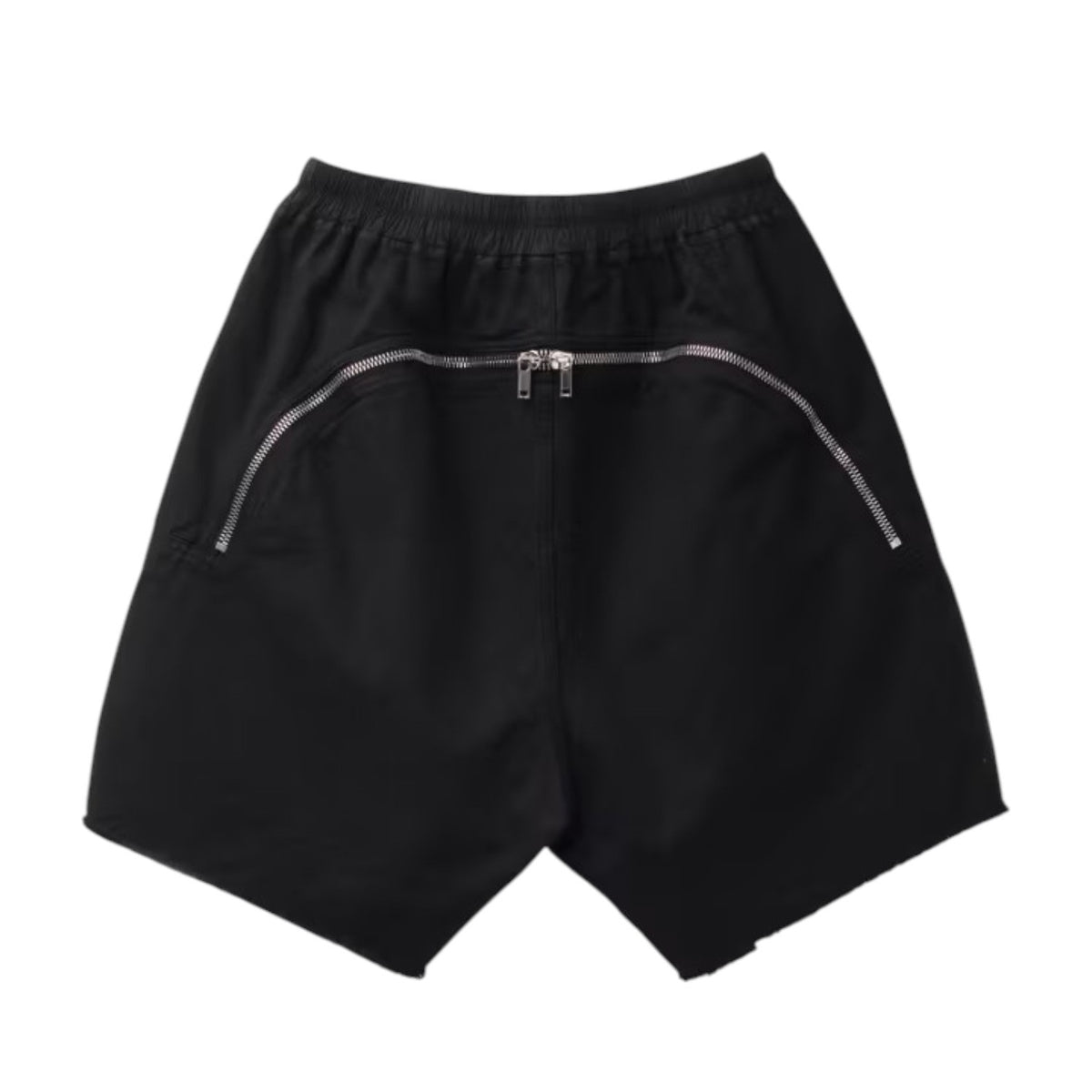 Rick Owens DRKSHDW Long Boxers Butt Zip Shorts Black