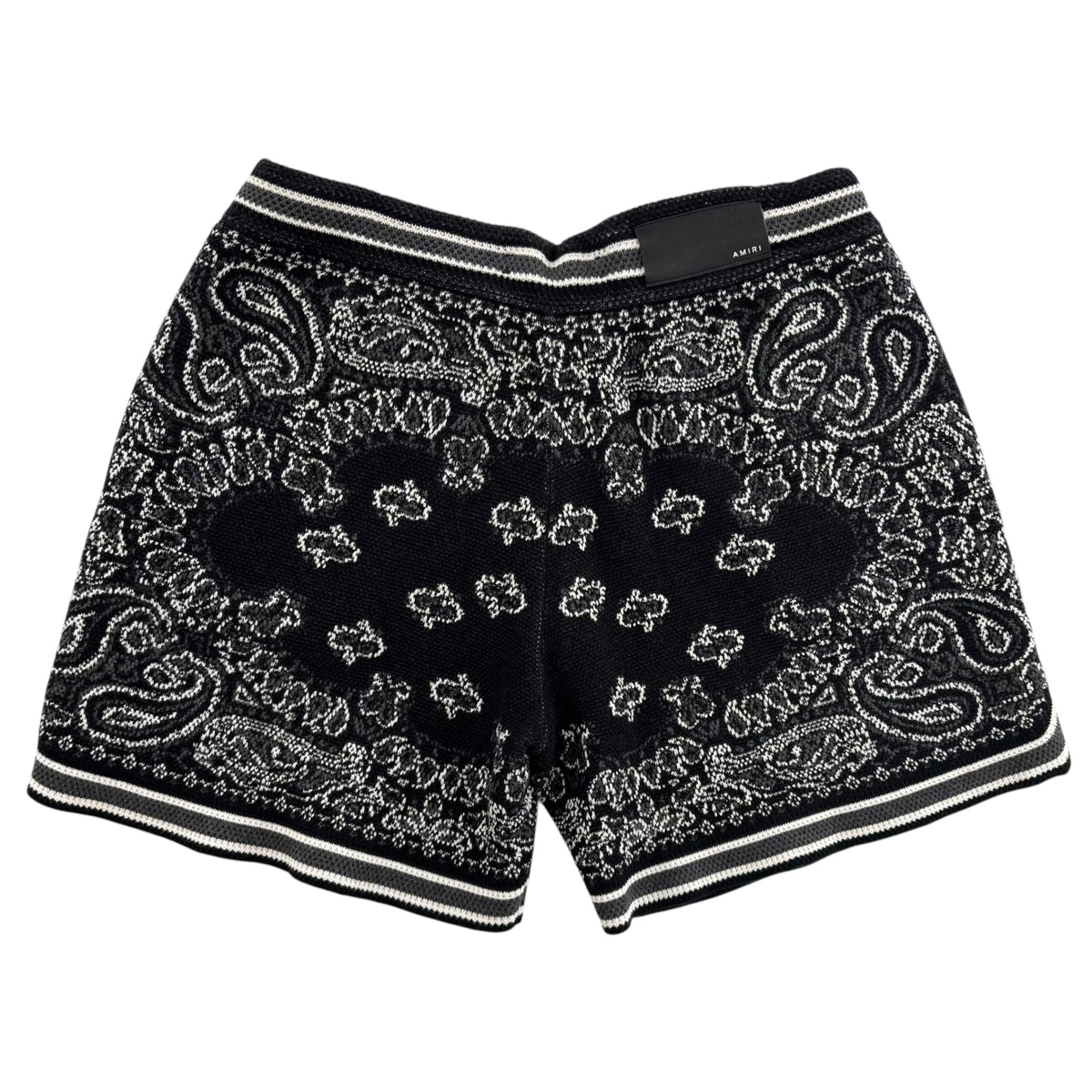 AMIRI Bandana B-Ball Shorts Black