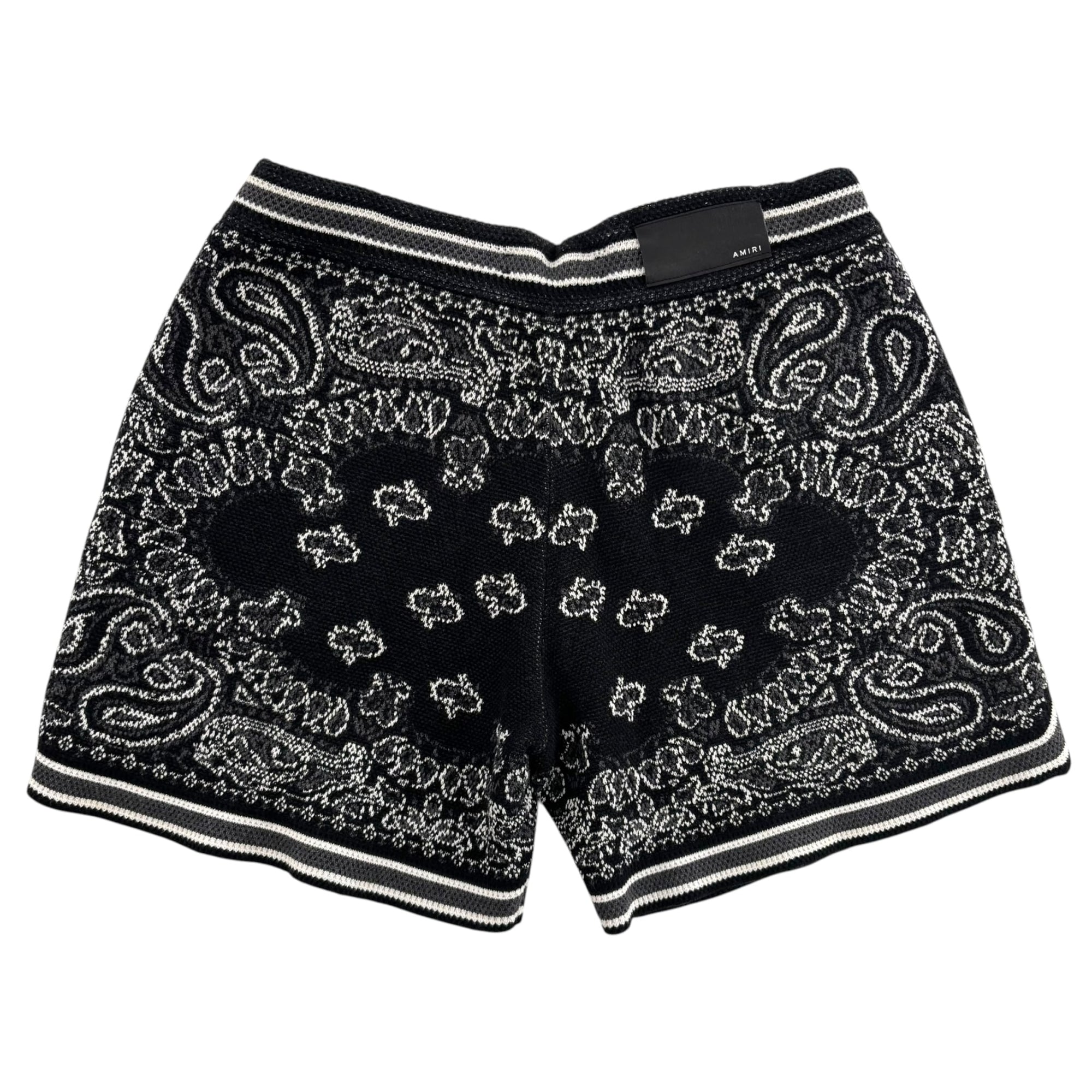 AMIRI Bandana B-Ball Shorts Black