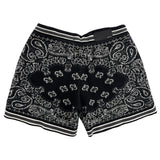 AMIRI Bandana B-Ball Shorts Black