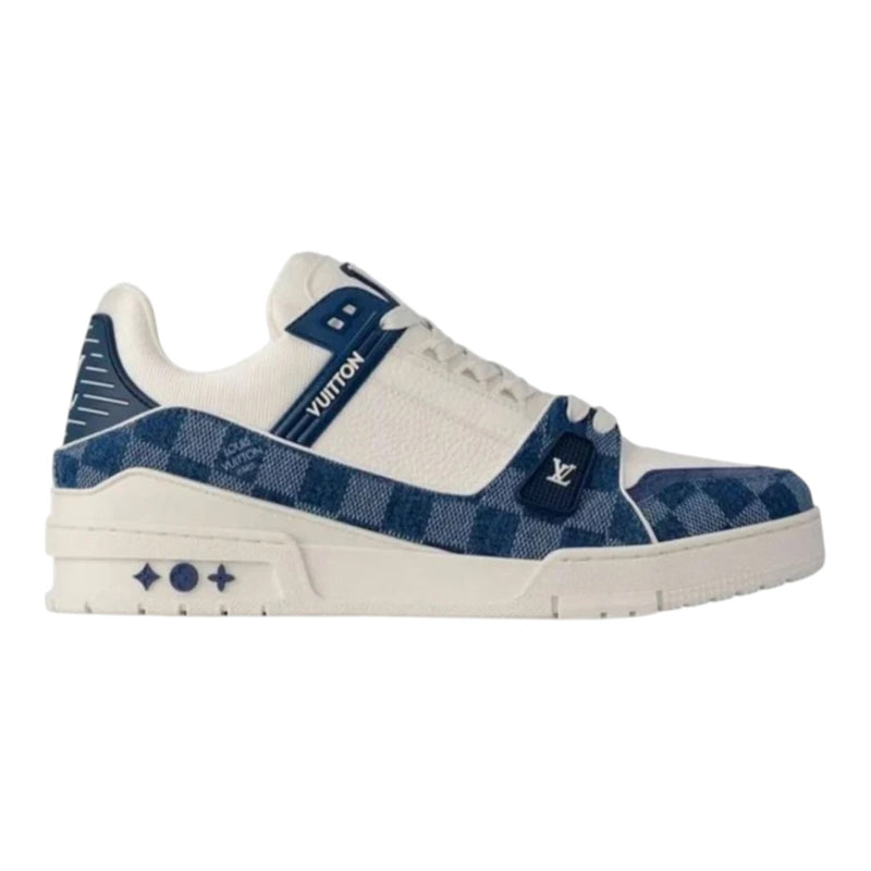 Louis Vuitton Trainer Denim White Blue