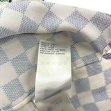 Louis Vuitton Damier Gradient Printed Silk Polo Shirt Multicolor