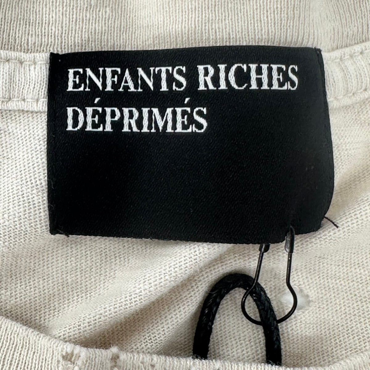 ERD Teenage Snuff Film Distressed Tee Cream