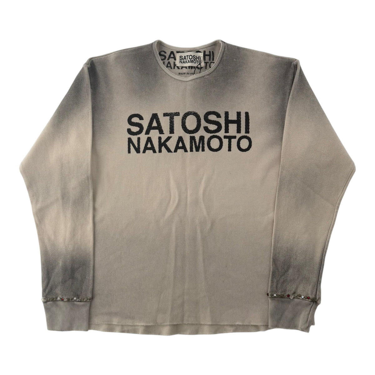 Satoshi Logo Thermal With Studs Cream
