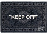 Virgil Abloh x IKEA "KEEP OFF" Rug 200x300 CM Grey/White