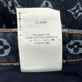 Louis Vuitton Monogram Denim Jeans Dark Blue