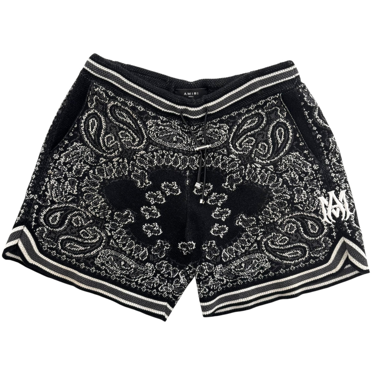 AMIRI Bandana B-Ball Shorts Black