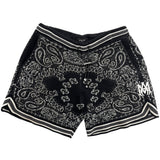 AMIRI Bandana B-Ball Shorts Black