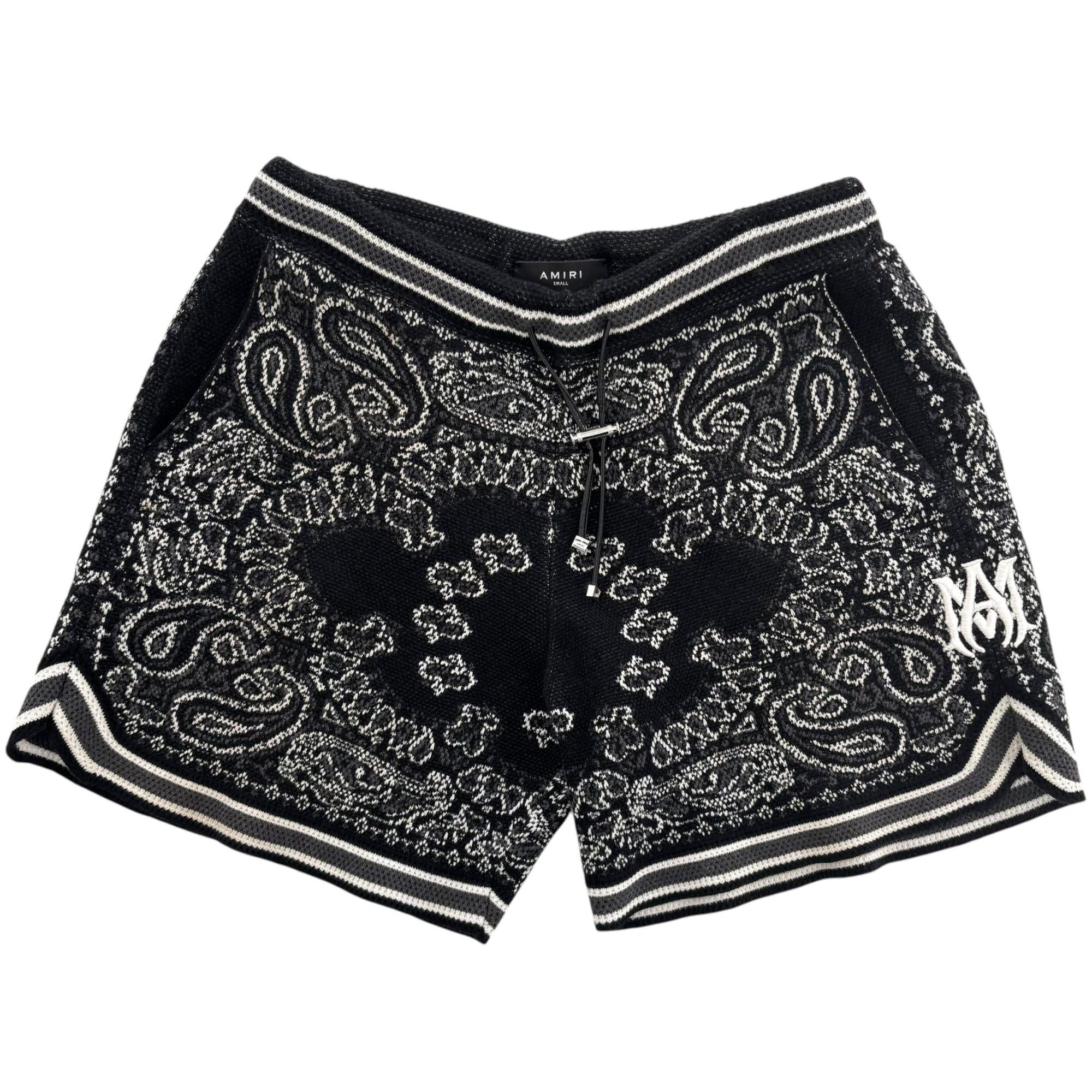 AMIRI Bandana B-Ball Shorts Black