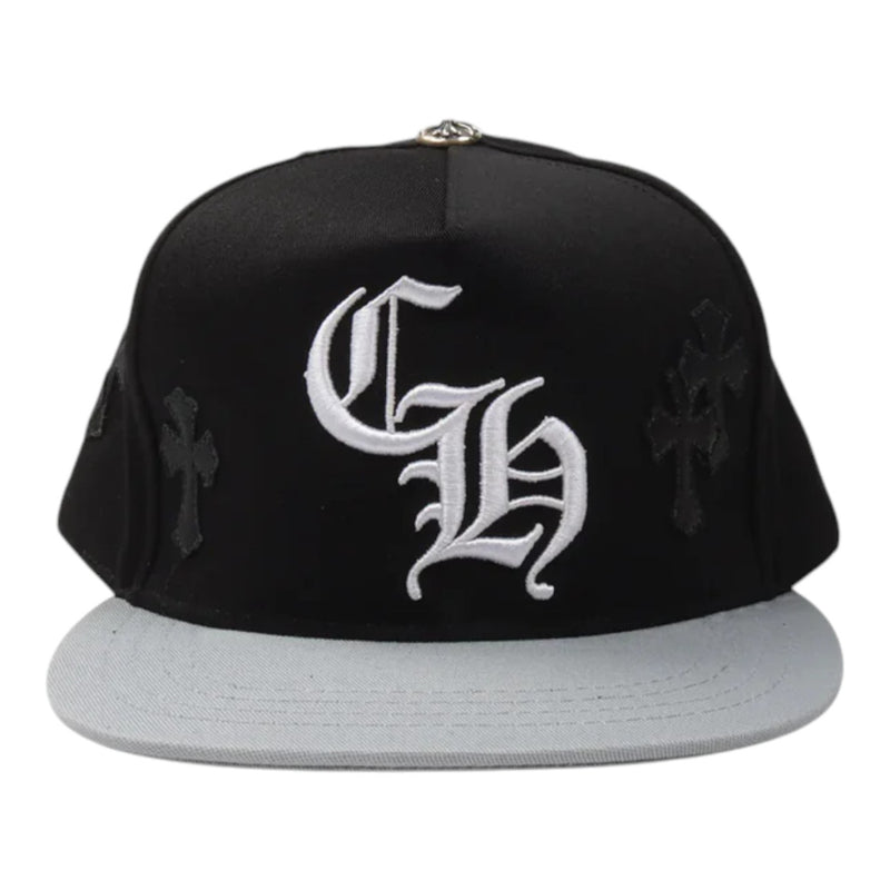 Chrome Hearts Cross Patch Hat Black Grey
