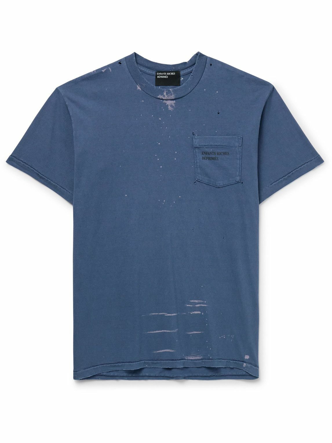 ERD Logo Pocket Tee Bleach Blue