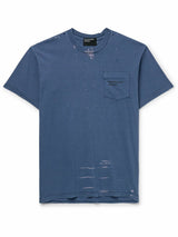 ERD Logo Pocket Tee Bleach Blue
