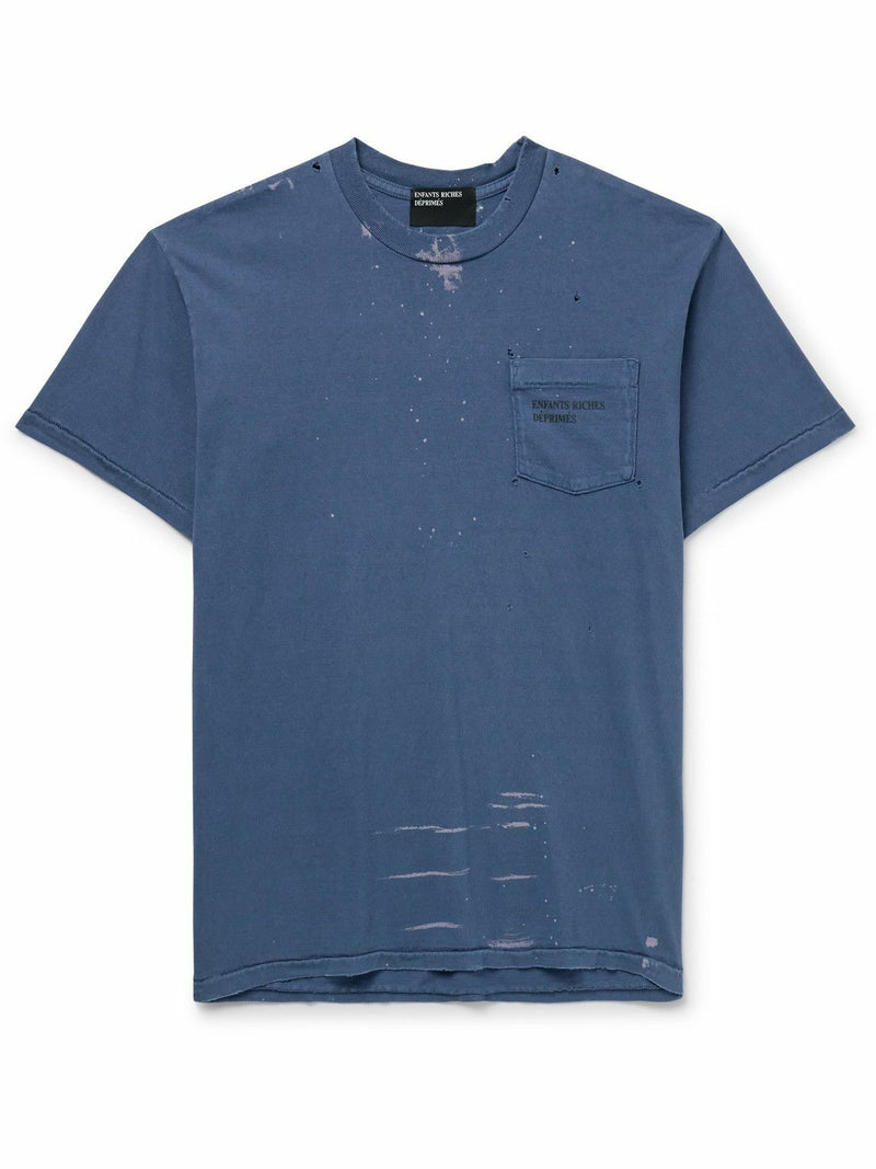 ERD Logo Pocket Tee Bleach Blue